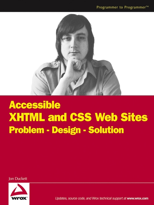 Cover image for Accessible XHTML and CSS Web Sites